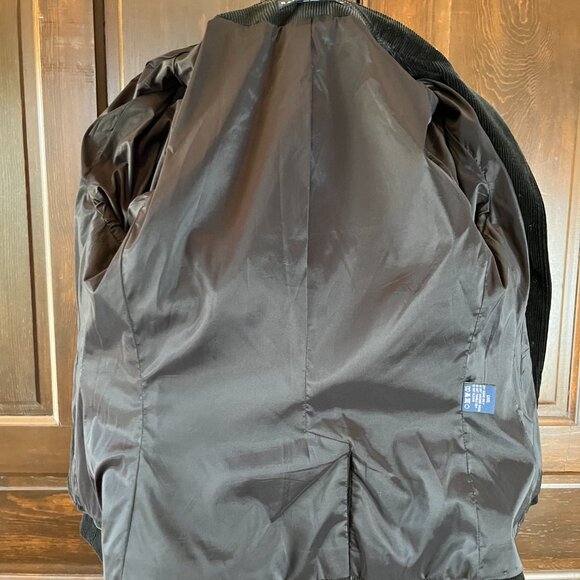 Ralph Lauren Blue Label Women's 10 Black Corduroy Blazer 3 Button Vintage Cotton - Picture 8 of 11